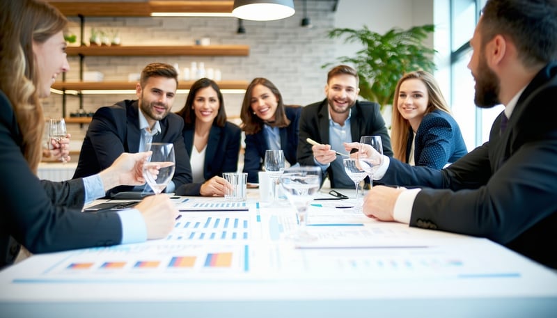 Equipo de Midinerope brindando asesoría financiera a personas y empresas